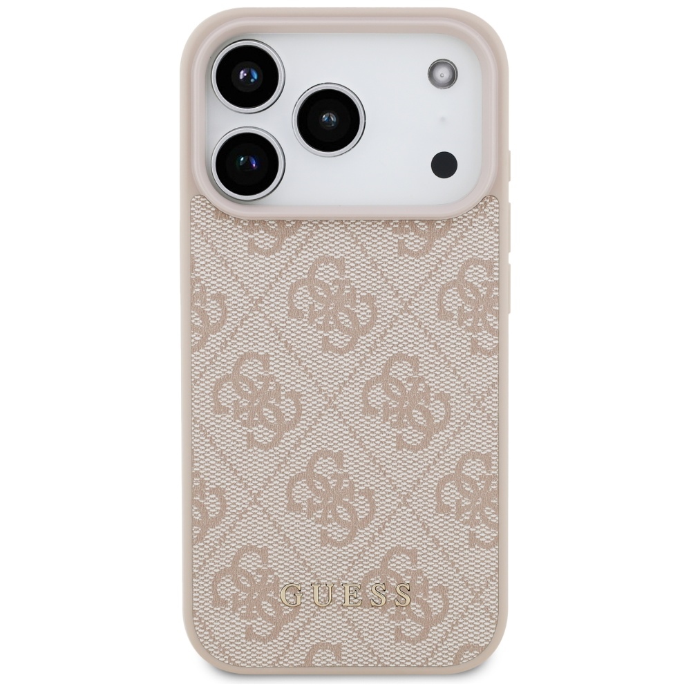 iTok webáruház - Guess Guess 4G Classic tok iPhone 17 Pro készülékhez (rózsaszín) 3 Guess 4G Classic Case for iPhone 17 Pro (rózsaszín)