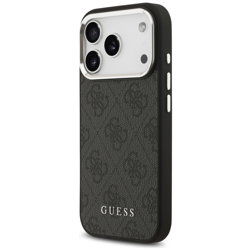 iTok webáruház - Guess Guess 4G Classic Logo MagSafe tok iPhone 17 Pro készülékhez (fekete) 2 Guess 4G Classic Logo MagSafe case for iPhone 17 Pro (fekete)