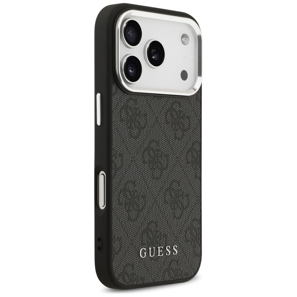 iTok webáruház - Guess Guess 4G Classic Logo MagSafe tok iPhone 17 Pro készülékhez (fekete) 4 Guess 4G Classic Logo MagSafe case for iPhone 17 Pro (fekete)