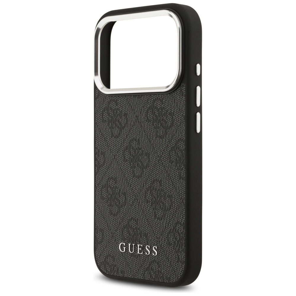 iTok webáruház - Guess Guess 4G Classic Logo MagSafe tok iPhone 17 Pro készülékhez (fekete) 6 Guess 4G Classic Logo MagSafe case for iPhone 17 Pro (fekete)