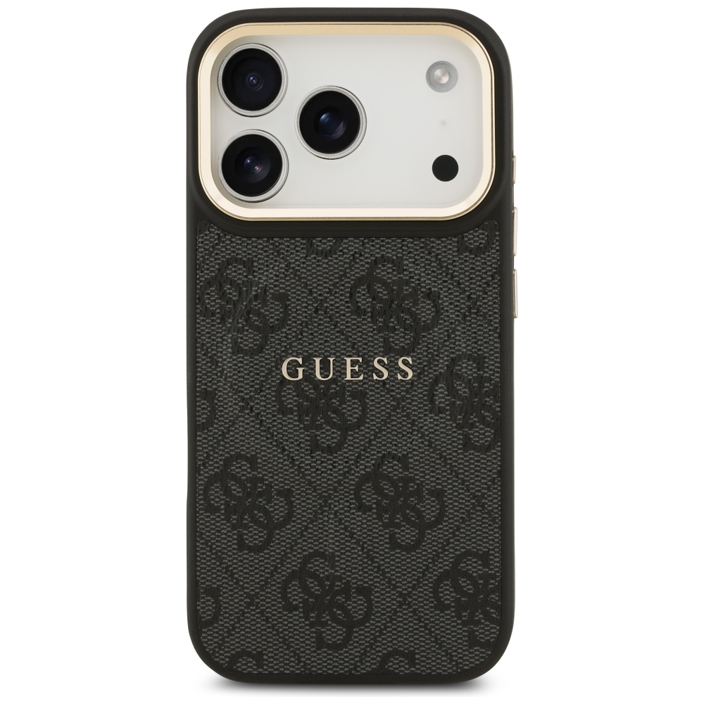 iTok webáruház - Guess Guess 4G PU Classic Logo MagSafe tok iPhone 17 Pro készülékhez (fekete) 3 Guess 4G PU Classic Logo MagSafe case for iPhone 17 Pro (fekete)