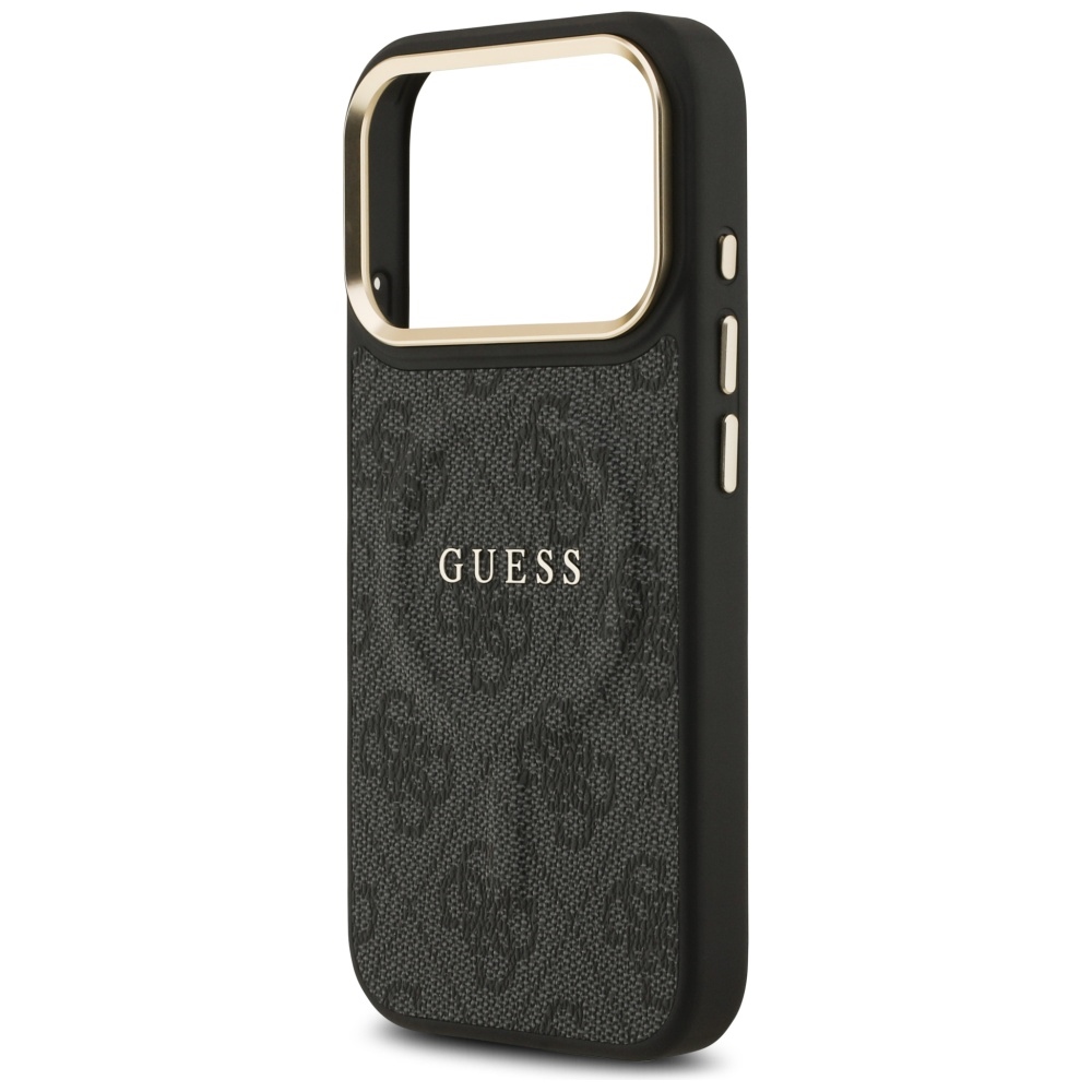 iTok webáruház - Guess Guess 4G PU Classic Logo MagSafe tok iPhone 17 Pro készülékhez (fekete) 6 Guess 4G PU Classic Logo MagSafe case for iPhone 17 Pro (fekete)