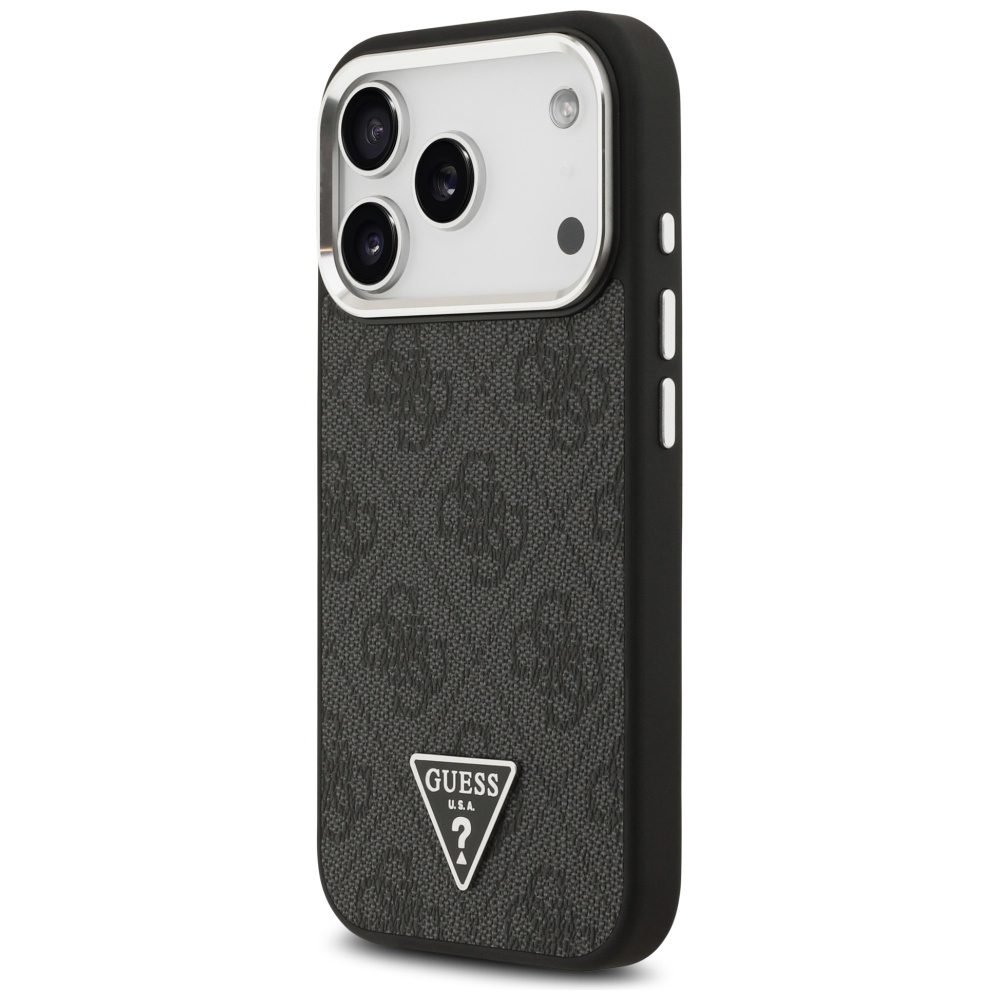 iTok webáruház - Guess Guess 4G Triangle Logo MagSafe tok iPhone 17 Pro (fekete) 2 Guess 4G Triangle Logo MagSafe case for iPhone 17 Pro (fekete)