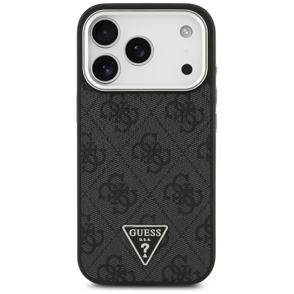 iTok webáruház - Guess Guess 4G Triangle Logo MagSafe tok iPhone 17 Pro (fekete) 3 Guess 4G Triangle Logo MagSafe case for iPhone 17 Pro (fekete)