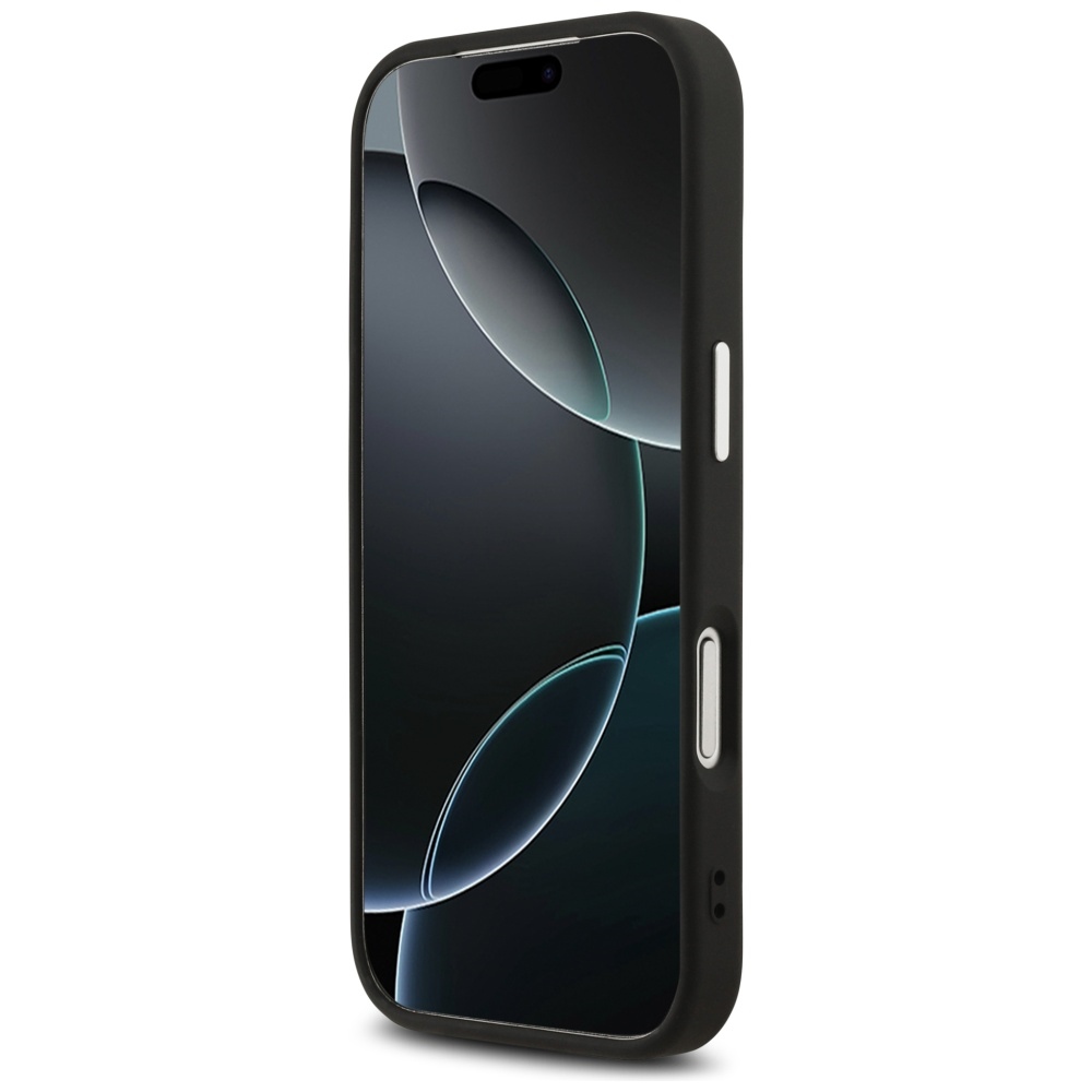 iTok webáruház - Guess Guess 4G Triangle Logo MagSafe tok iPhone 17 Pro (fekete) 5 Guess 4G Triangle Logo MagSafe case for iPhone 17 Pro (fekete)