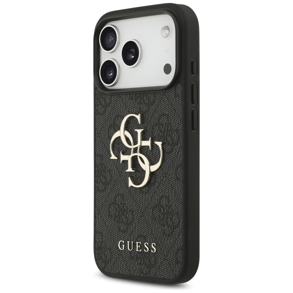 iTok webáruház - Guess Guess 4G Strap 4G Classic Logo tok iPhone 17 Pro készülékhez (fekete) 3 Guess 4G Strap 4G Classic Logo Case for iPhone 17 Pro (fekete)