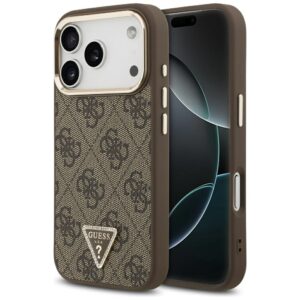 Guess 4G Triangle Logo MagSafe tok iPhone 17 Pro (barna és arany)