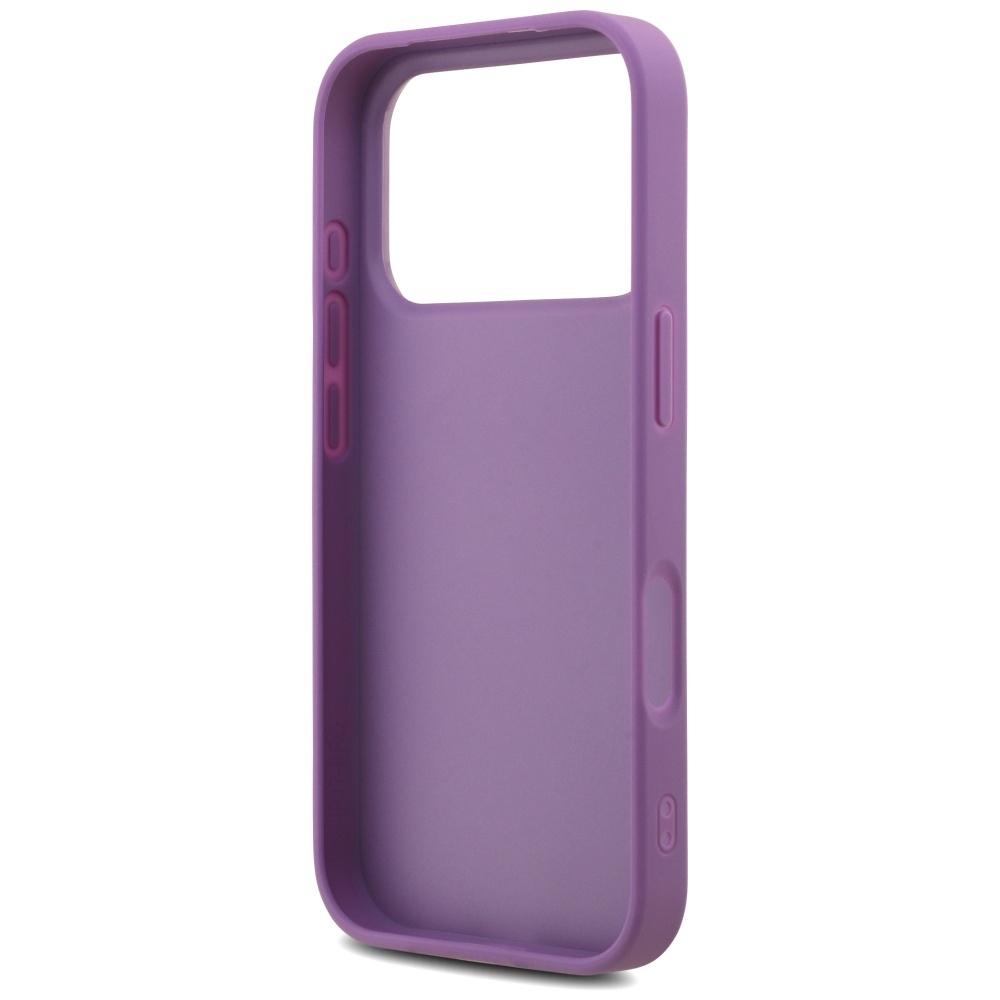 iTok webáruház - Guess Guess Fixed Glitter Big 4G tok iPhone 17 Pro készülékhez (lila) 7 Guess Fixed Glitter Big 4G case for iPhone 17 Pro (lila)