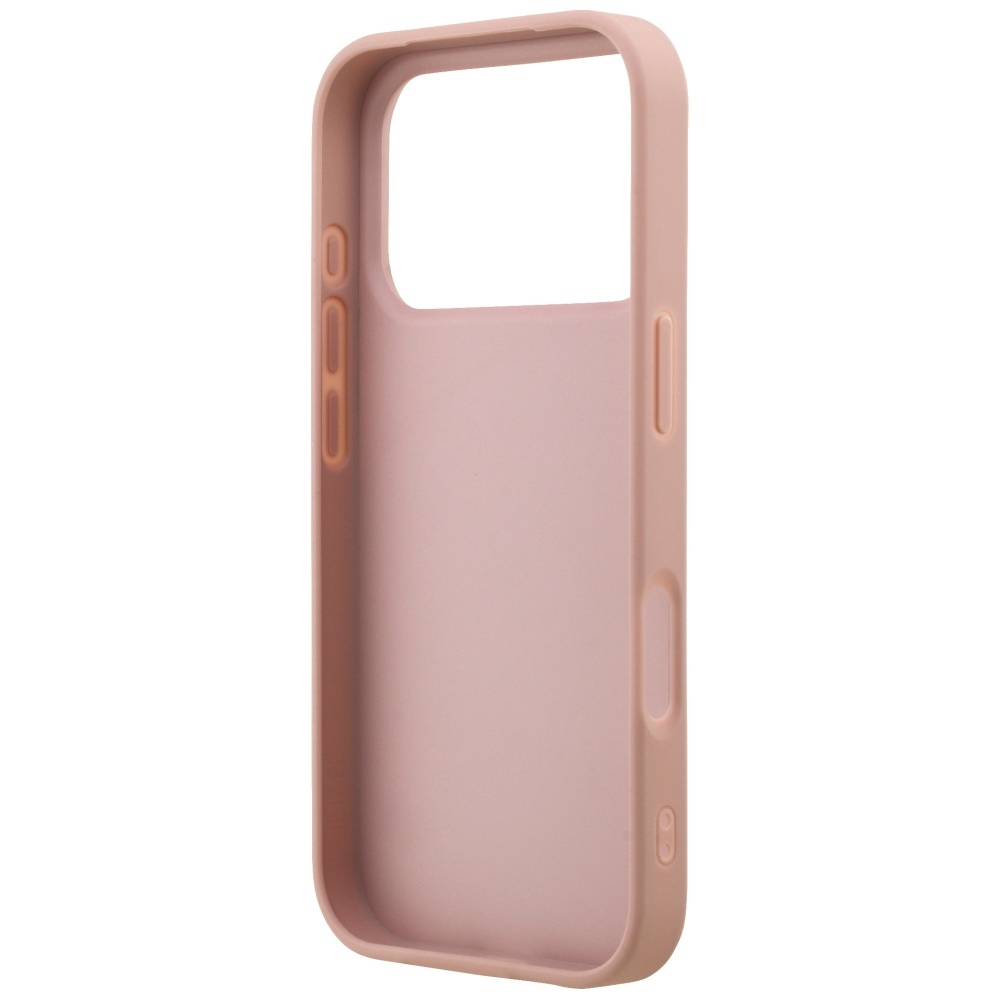 iTok webáruház - Guess Guess Fixed Glitter Big 4G tok iPhone 17 Pro készülékhez (rózsaszín) 6 Guess Fixed Glitter Big 4G Case for iPhone 17 Pro (rózsaszín)