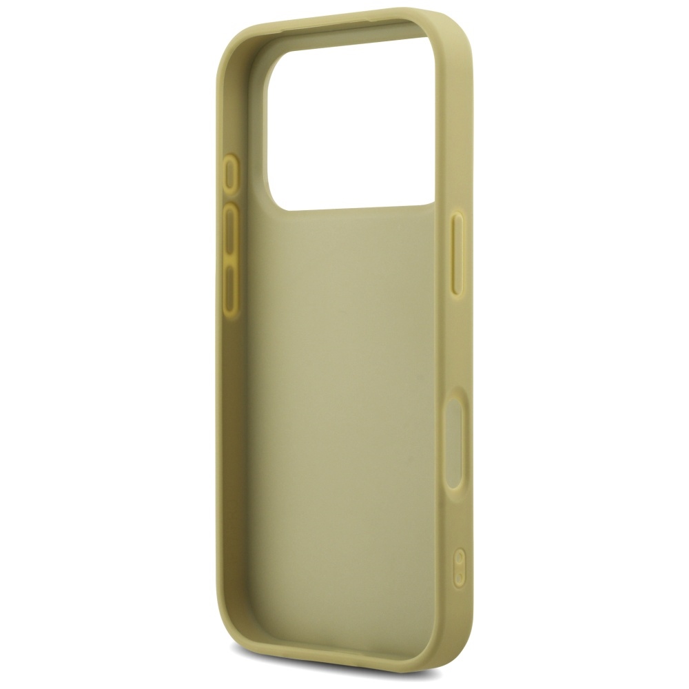 iTok webáruház - Guess Guess Fixed Glitter Big 4G tok iPhone 17 Pro készülékhez (arany) 7 Guess Fixed Glitter Big 4G case for iPhone 17 Pro (arany)