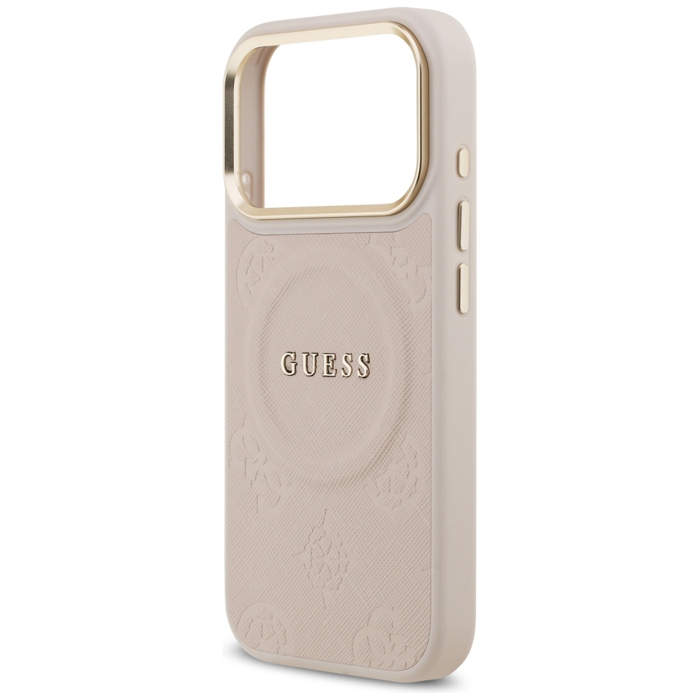 iTok webáruház - Guess Guess Peony Hot Stamp MagSafe tok iPhone 17 Pro készülékhez (rózsaszín) 6 Guess Peony Hot Stamp MagSafe Case for iPhone 17 Pro (rózsaszín)