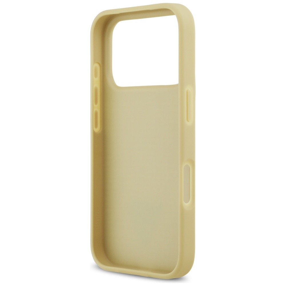 iTok webáruház - Guess Guess Rhinestone Triangle Logo iPhone 17 Pro tok – arany (arany) 7 Guess Rhinestone Triangle Logo iPhone 17 Pro Case (arany)