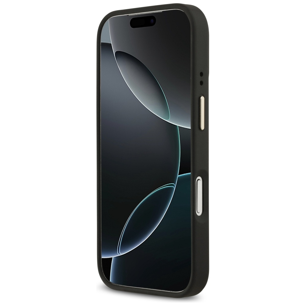 iTok webáruház - Guess Guess 4G Logo Plate MagSafe tok iPhone 17 Pro készülékhez (fekete) 5 Guess 4G Logo Plate MagSafe Case for iPhone 17 Pro (fekete)