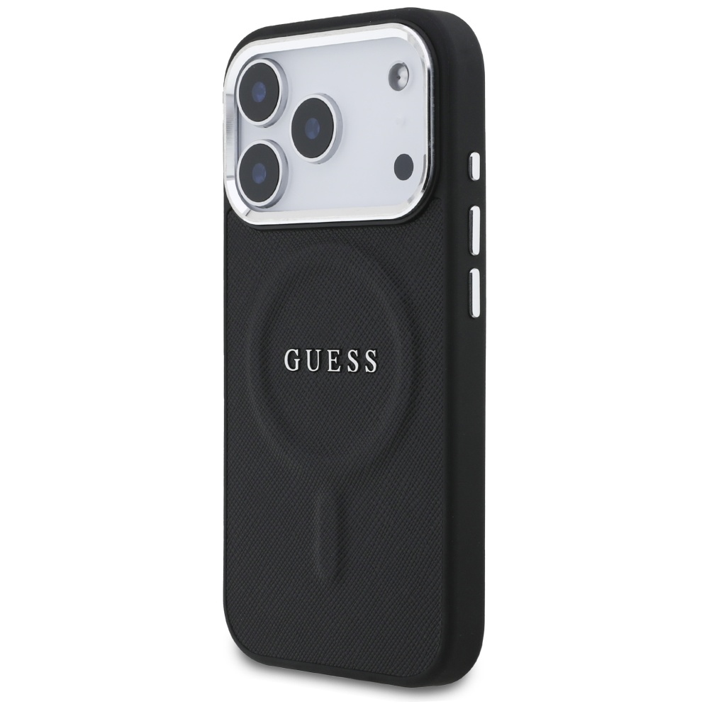 iTok webáruház - Guess Guess Classic Logo MagSafe tok iPhone 17 Pro készülékhez (fekete) 2 Guess Classic Logo MagSafe Case for iPhone 17 Pro (fekete)