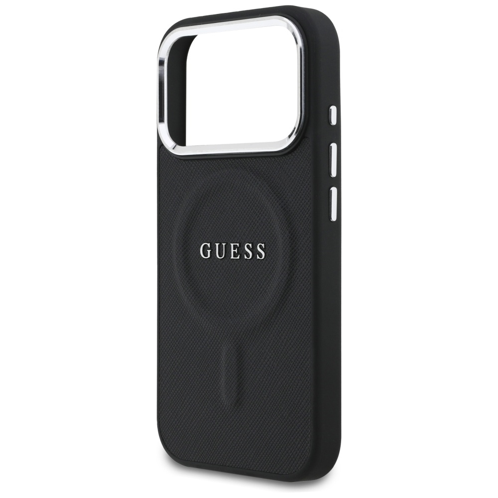 iTok webáruház - Guess Guess Classic Logo MagSafe tok iPhone 17 Pro készülékhez (fekete) 6 Guess Classic Logo MagSafe Case for iPhone 17 Pro (fekete)