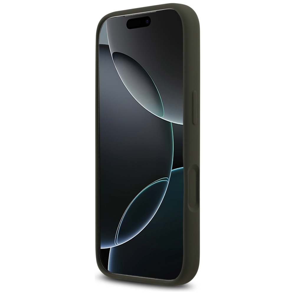 iTok webáruház - Guess Guess szilikon Big 4G Script tok iPhone 17 Pro (zöld) 5 Guess Silicone Big 4G Script Case for iPhone 17 Pro (zöld)