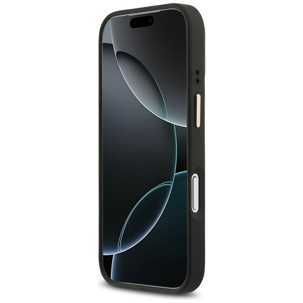 iTok webáruház - Guess Guess 4G PU Triangle Logo & Stand Camera MagSafe tok iPhone 17 Pro (fekete) 5 Guess 4G PU Triangle Logo & Stand Camera Magsafe Case for iPhone 17 Pro (fekete)