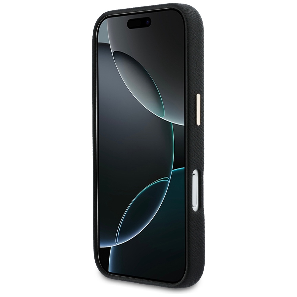 iTok webáruház - Guess Guess FW Resin Logo tok iPhone 17 Pro (fekete) 5 Guess FW Resin Logo Case for iPhone 17 Pro (fekete)