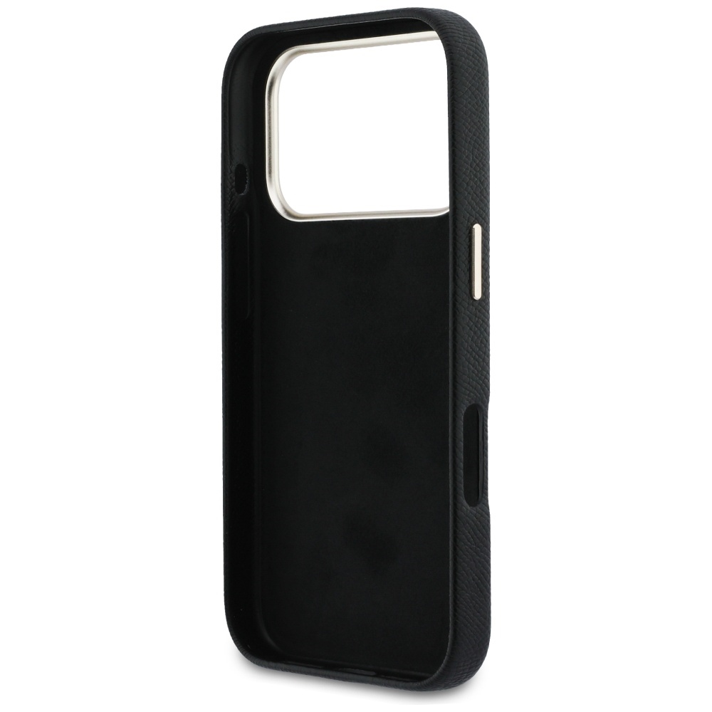iTok webáruház - Guess Guess FW Resin Logo tok iPhone 17 Pro (fekete) 7 Guess FW Resin Logo Case for iPhone 17 Pro (fekete)