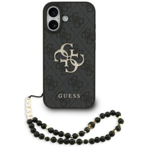 Guess 4G Strap 4G Classic Logo tok iPhone 17 készülékhez (fekete)