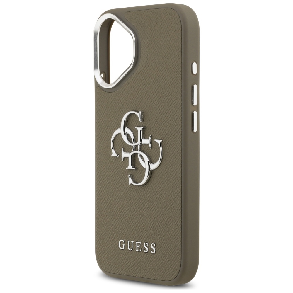 iTok webáruház - Guess Guess Grained Big 4G Classic Logo iPhone 17 tok (barna) 6 Guess Grained Big 4G Classic Logo iPhone 17 Case (barna)