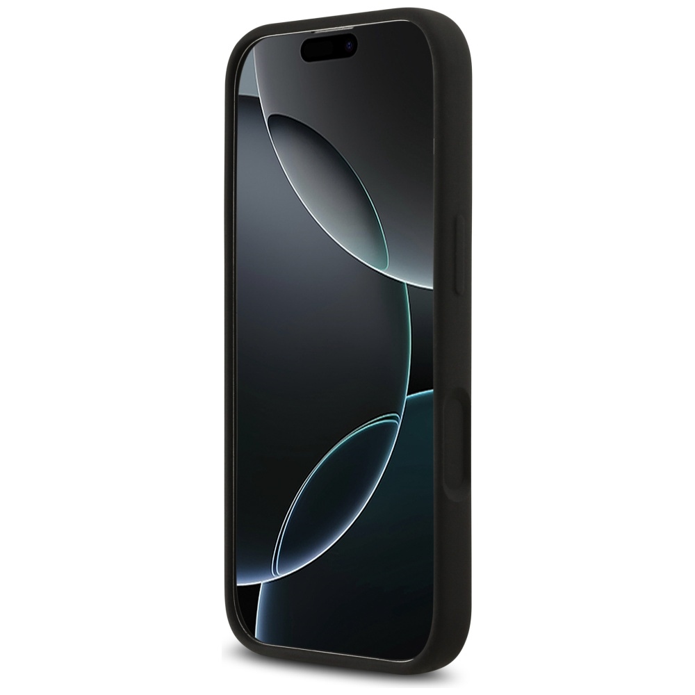 iTok webáruház - Guess Guess Silicone Big 4G Script szilikon tok iPhone 17 készülékhez (fekete) 5 Guess Silicone Big 4G Script Case for iPhone 17 (fekete)