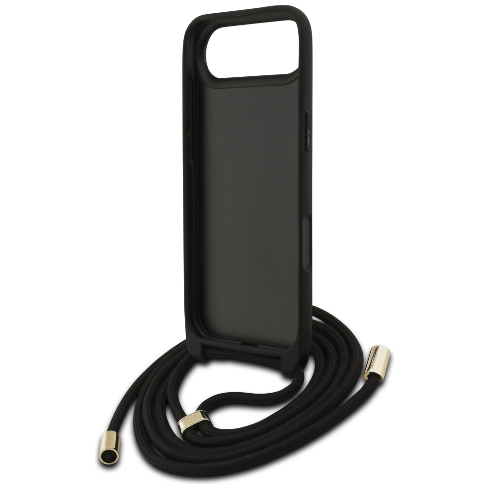 iTok webáruház - Guess Guess 4G Big Logo Cord Stap Crossbody tok iPhone Airhez (fekete) 6 Guess 4G Big Logo Cord Stap Crossbody Case for iPhone Air (fekete)