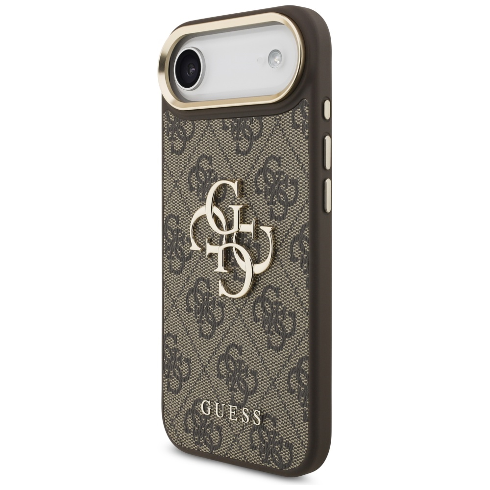iTok webáruház - Guess Guess 4G Big 4G Classic Logo tok iPhone Airhez (barna és arany) 2 Guess 4G Big 4G Classic Logo Case for iPhone Air (barna és arany)