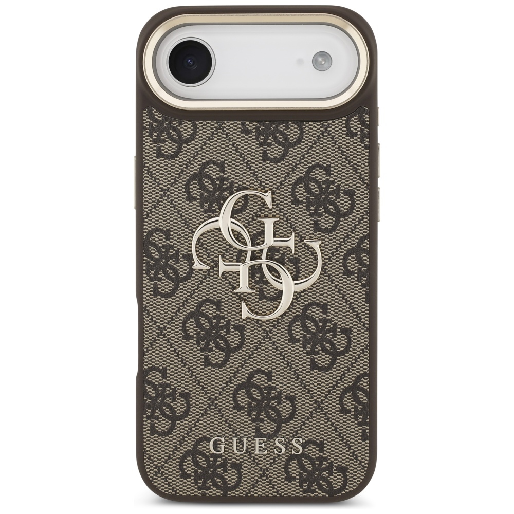 iTok webáruház - Guess Guess 4G Big 4G Classic Logo tok iPhone Airhez (barna és arany) 3 Guess 4G Big 4G Classic Logo Case for iPhone Air (barna és arany)