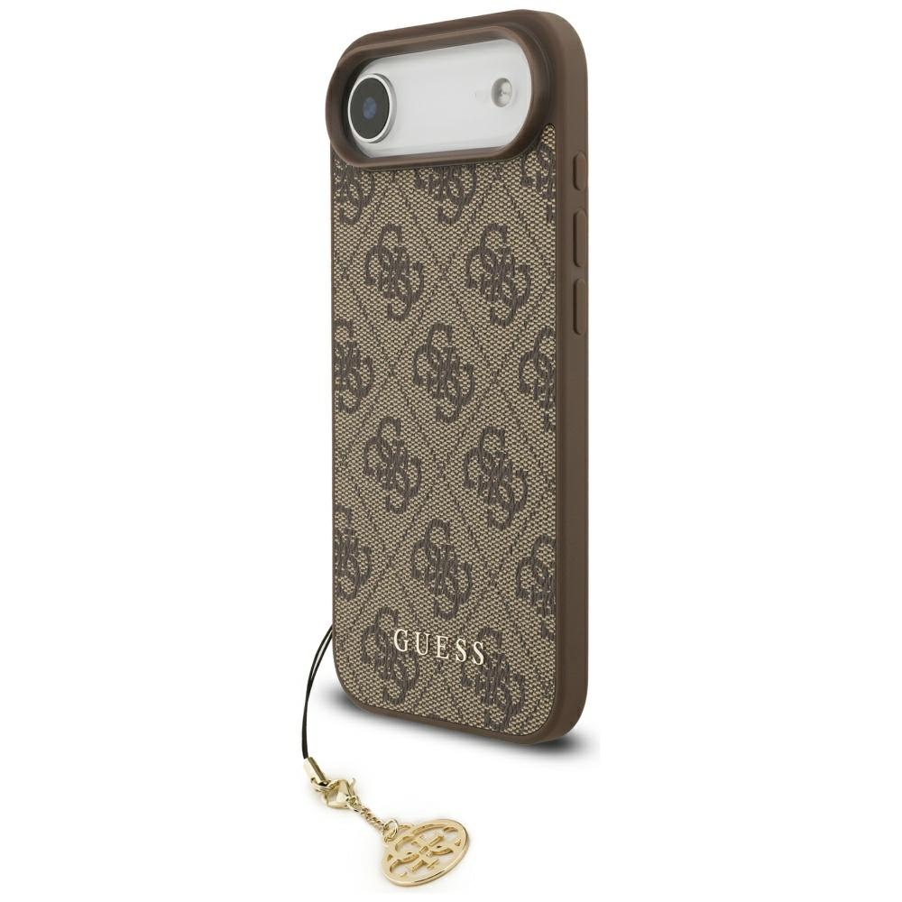 iTok webáruház - Guess Guess 4G Charms Collection MagSafe tok iPhone Airhez (barna) 1 Guess 4G Charms Collection MagSafe case for iPhone Air (barna)
