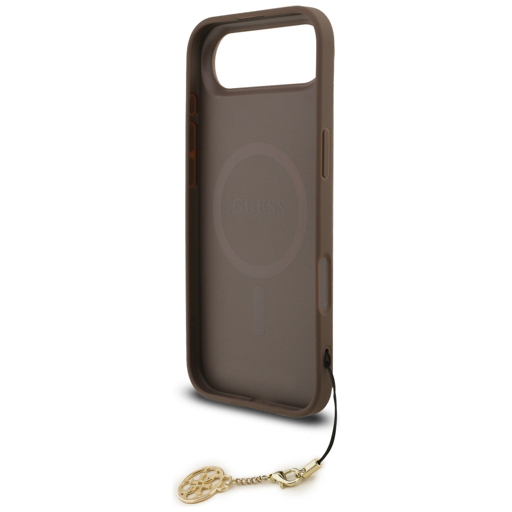 iTok webáruház - Guess Guess 4G Charms Collection MagSafe tok iPhone Airhez (barna) 6 Guess 4G Charms Collection MagSafe case for iPhone Air (barna)