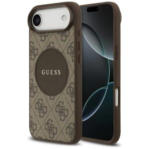 Guess 4G Circle Classic Logo MagSafe tok iPhone Air készülékhez (barna)