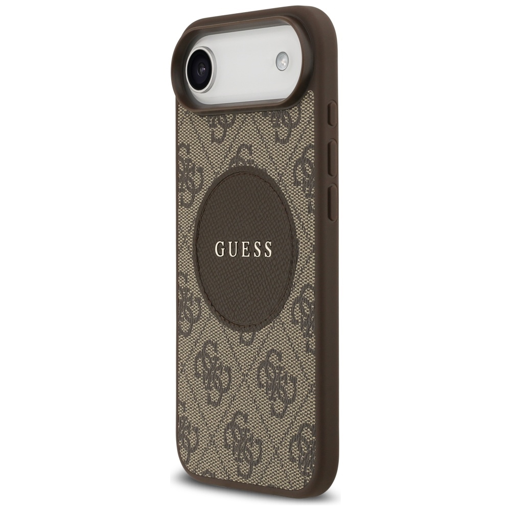 iTok webáruház - Guess Guess 4G Circle Classic Logo MagSafe tok iPhone Air készülékhez (barna) 2 Guess 4G Circle Classic Logo MagSafe case for iPhone Air (barna)