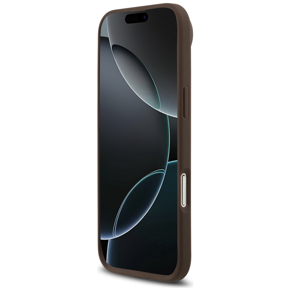 iTok webáruház - Guess Guess 4G Circle Classic Logo MagSafe tok iPhone Air készülékhez (barna) 5 Guess 4G Circle Classic Logo MagSafe case for iPhone Air (barna)