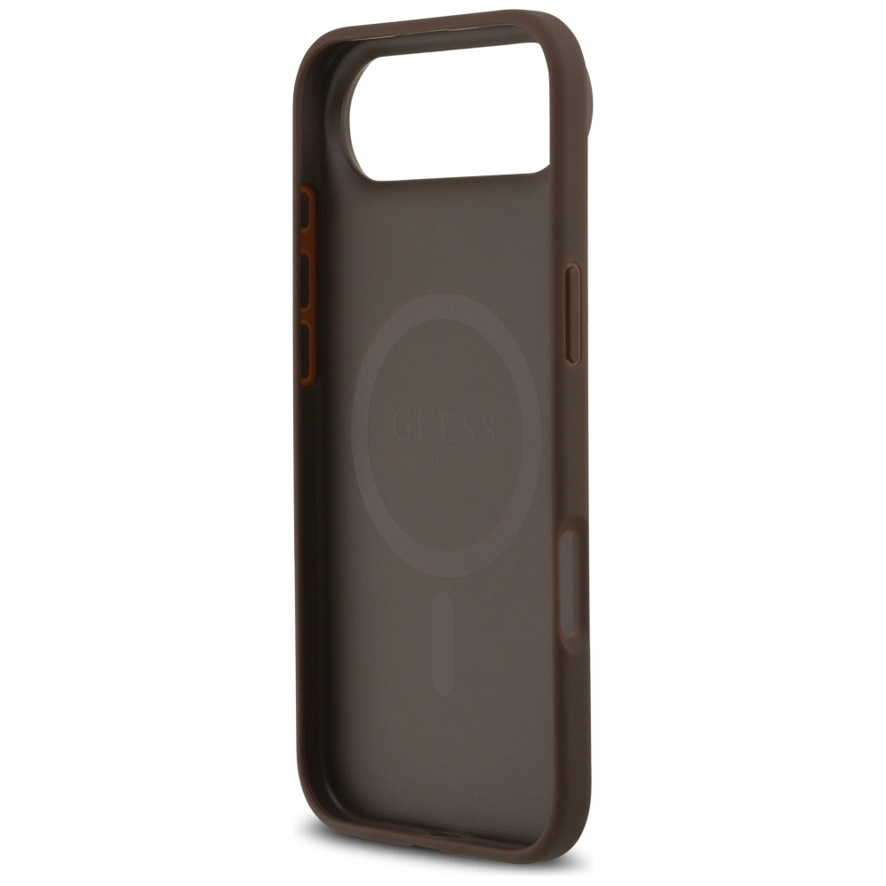 iTok webáruház - Guess Guess 4G Circle Classic Logo MagSafe tok iPhone Air készülékhez (barna) 7 Guess 4G Circle Classic Logo MagSafe case for iPhone Air (barna)