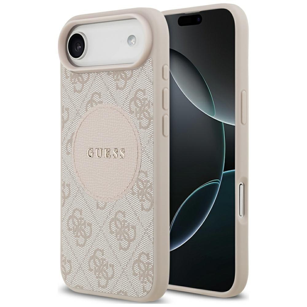 iTok webáruház - Guess Guess 4G Circle Classic Logo MagSafe tok iPhone Air készülékhez (rózsaszín) 1 Guess 4G Circle Classic Logo MagSafe case for iPhone Air (rózsaszín)