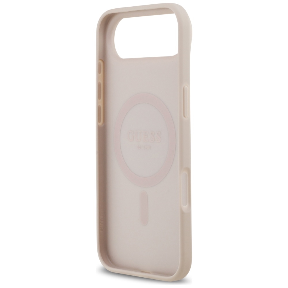 iTok webáruház - Guess Guess 4G Circle Classic Logo MagSafe tok iPhone Air készülékhez (rózsaszín) 7 Guess 4G Circle Classic Logo MagSafe case for iPhone Air (rózsaszín)