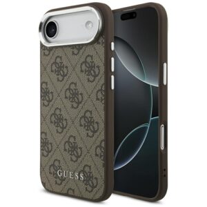 Guess 4G Classic Logo MagSafe tok iPhone Air készülékhez (barna)