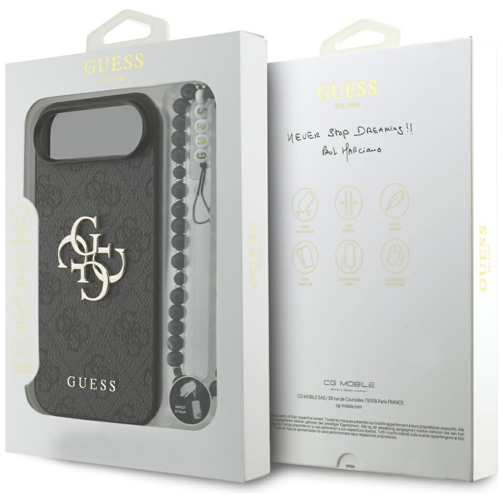 iTok webáruház - Guess Guess 4G Strap 4G Classic Logo tok iPhone Air készülékhez (fekete) 8 Guess 4G Strap 4G Classic Logo case for iPhone Air (fekete)