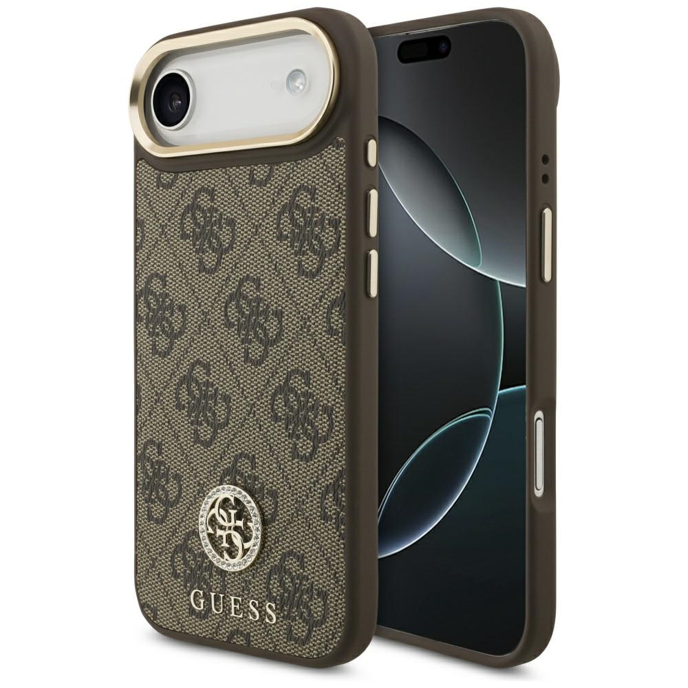 iTok webáruház - Guess Guess 4G Strass Logo MagSafe tok iPhone Air készülékhez (barna) 1 Guess 4G Strass Logo MagSafe Case for iPhone Air (barna)