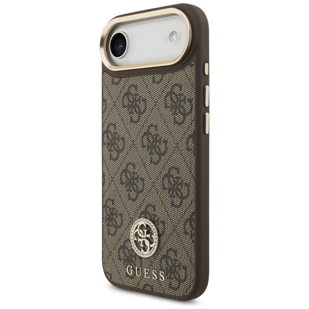 iTok webáruház - Guess Guess 4G Strass Logo MagSafe tok iPhone Air készülékhez (barna) 2 Guess 4G Strass Logo MagSafe Case for iPhone Air (barna)