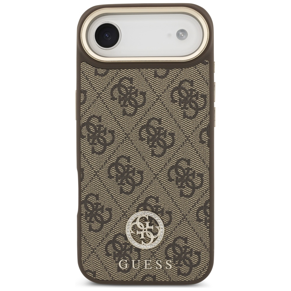 iTok webáruház - Guess Guess 4G Strass Logo MagSafe tok iPhone Air készülékhez (barna) 3 Guess 4G Strass Logo MagSafe Case for iPhone Air (barna)