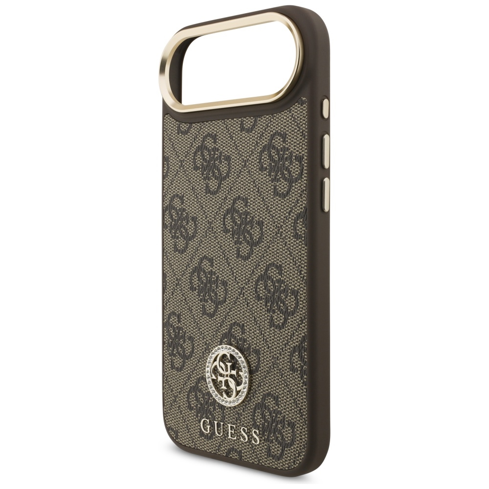 iTok webáruház - Guess Guess 4G Strass Logo MagSafe tok iPhone Air készülékhez (barna) 6 Guess 4G Strass Logo MagSafe Case for iPhone Air (barna)