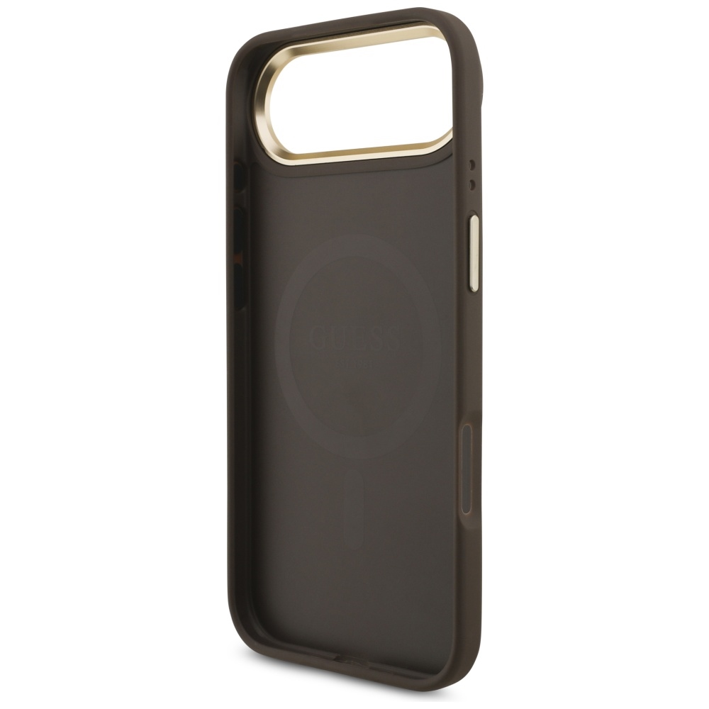 iTok webáruház - Guess Guess 4G Strass Logo MagSafe tok iPhone Air készülékhez (barna) 7 Guess 4G Strass Logo MagSafe Case for iPhone Air (barna)