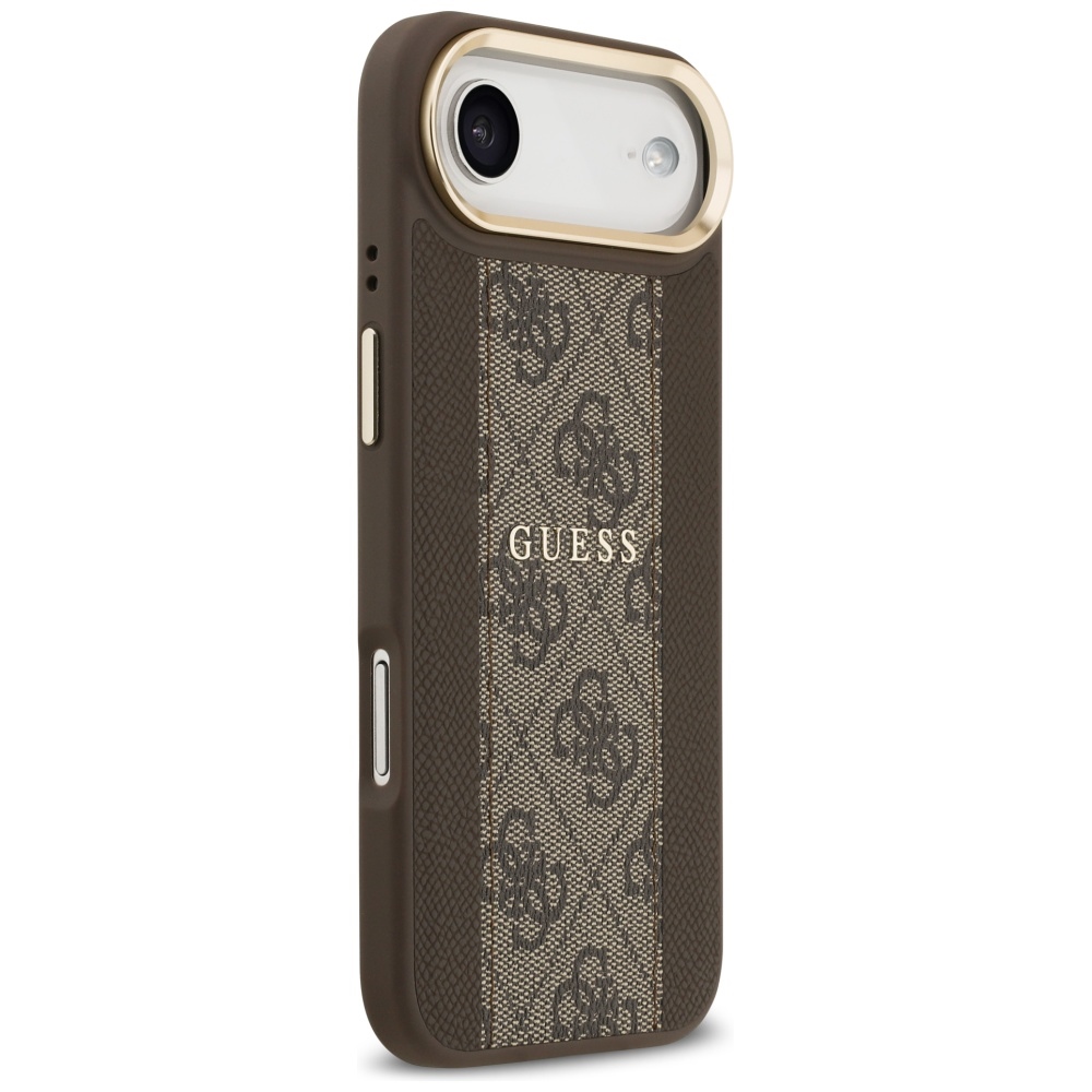 iTok webáruház - Guess Guess 4G Stripe MagSafe tok iPhone Airhez (barna) 4 Guess 4G Stripe MagSafe case for iPhone Air (barna)