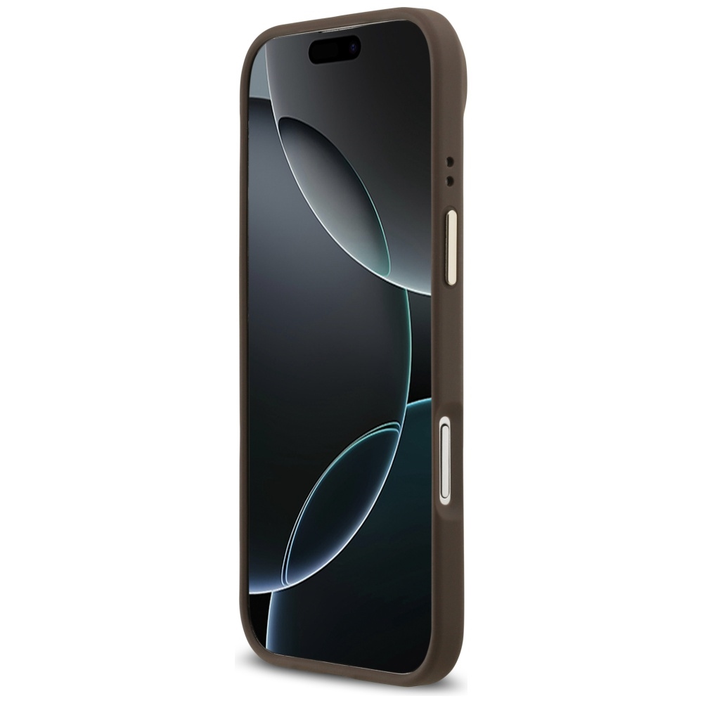 iTok webáruház - Guess Guess 4G Stripe MagSafe tok iPhone Airhez (barna) 5 Guess 4G Stripe MagSafe case for iPhone Air (barna)
