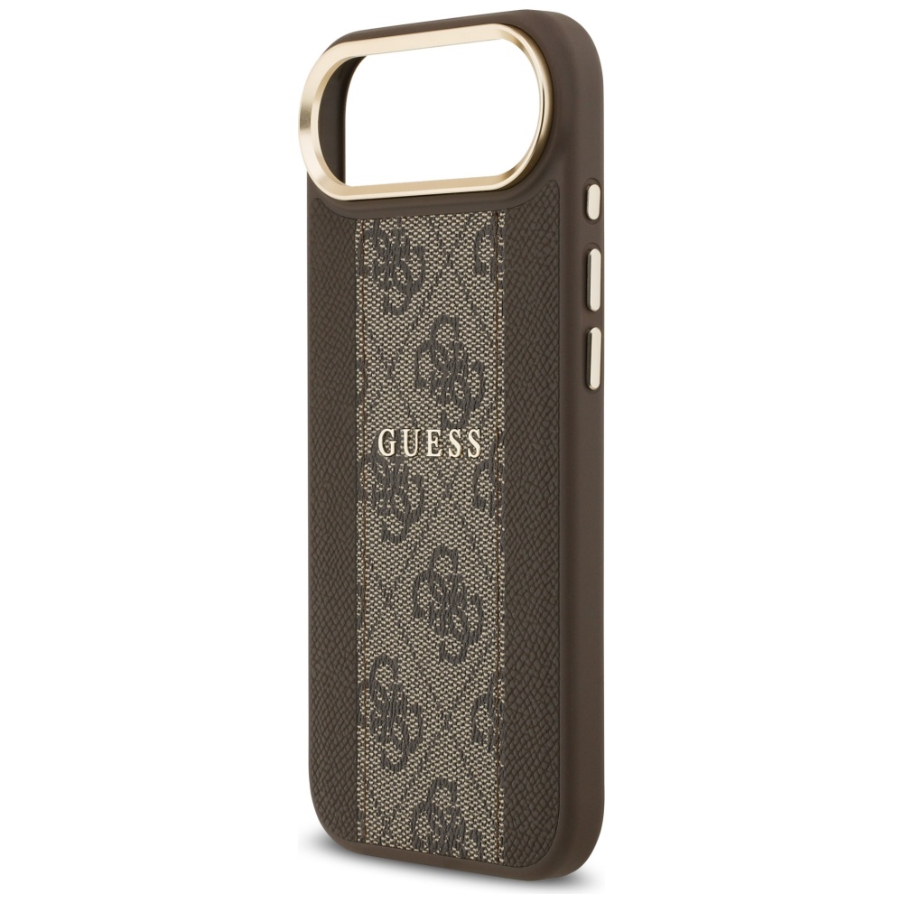 iTok webáruház - Guess Guess 4G Stripe MagSafe tok iPhone Airhez (barna) 6 Guess 4G Stripe MagSafe case for iPhone Air (barna)