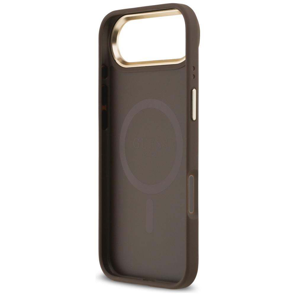 iTok webáruház - Guess Guess 4G Stripe MagSafe tok iPhone Airhez (barna) 7 Guess 4G Stripe MagSafe case for iPhone Air (barna)