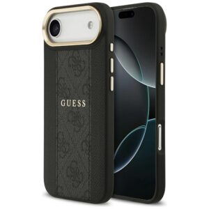 Guess 4G Stripe MagSafe tok iPhone 17 Air készülékhez (fekete)