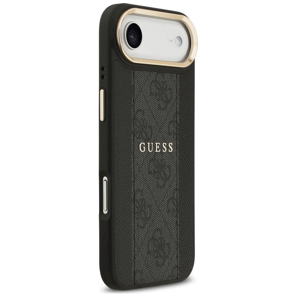 iTok webáruház - Guess Guess 4G Stripe MagSafe tok iPhone 17 Air készülékhez (fekete) 4 Guess 4G Stripe MagSafe case for iPhone Air (fekete)